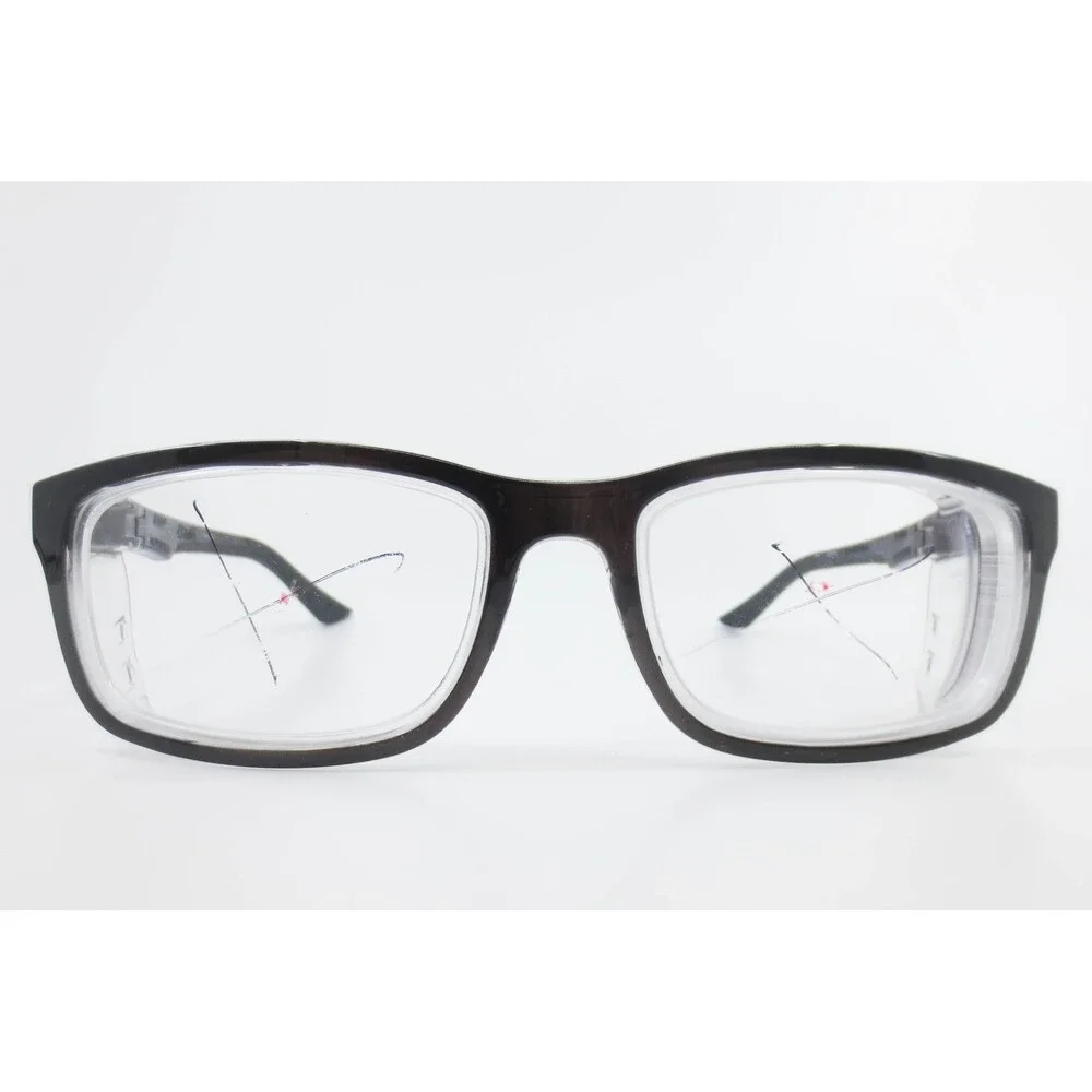 USA Workforce WF975EF Black Rectangular Safety Glasses Extended Fit 52-18-140